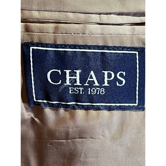 Chaps Ralph Lauren 38R Mens Brown Blazer Casual Sport Coat Suit Jacket - Picture 13 of 14